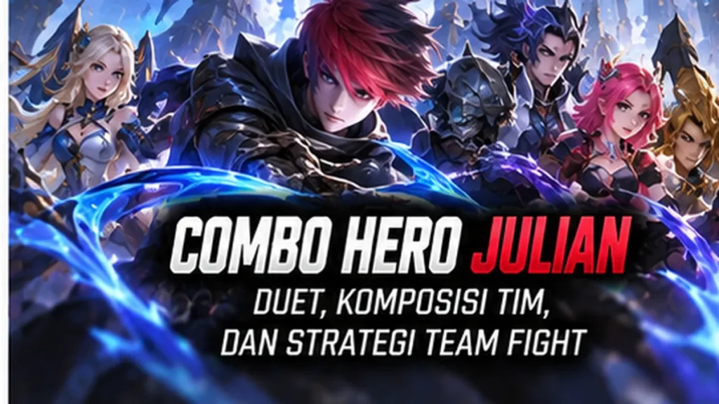 Ilustrasi panduan kombinasi hero Julian Mobile Legends